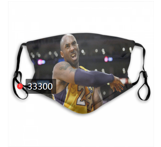 2021 NBA Los Angeles Lakers #24 kobe bryant 33300 Dust mask with filter